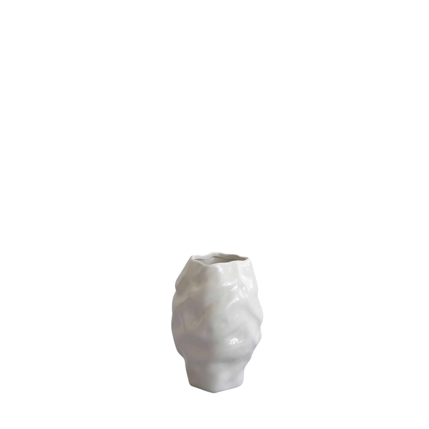 Katachi Vase, Mini - High Glaze Birch