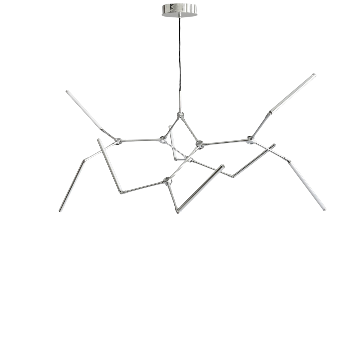 Stick Chandelier - Chrome