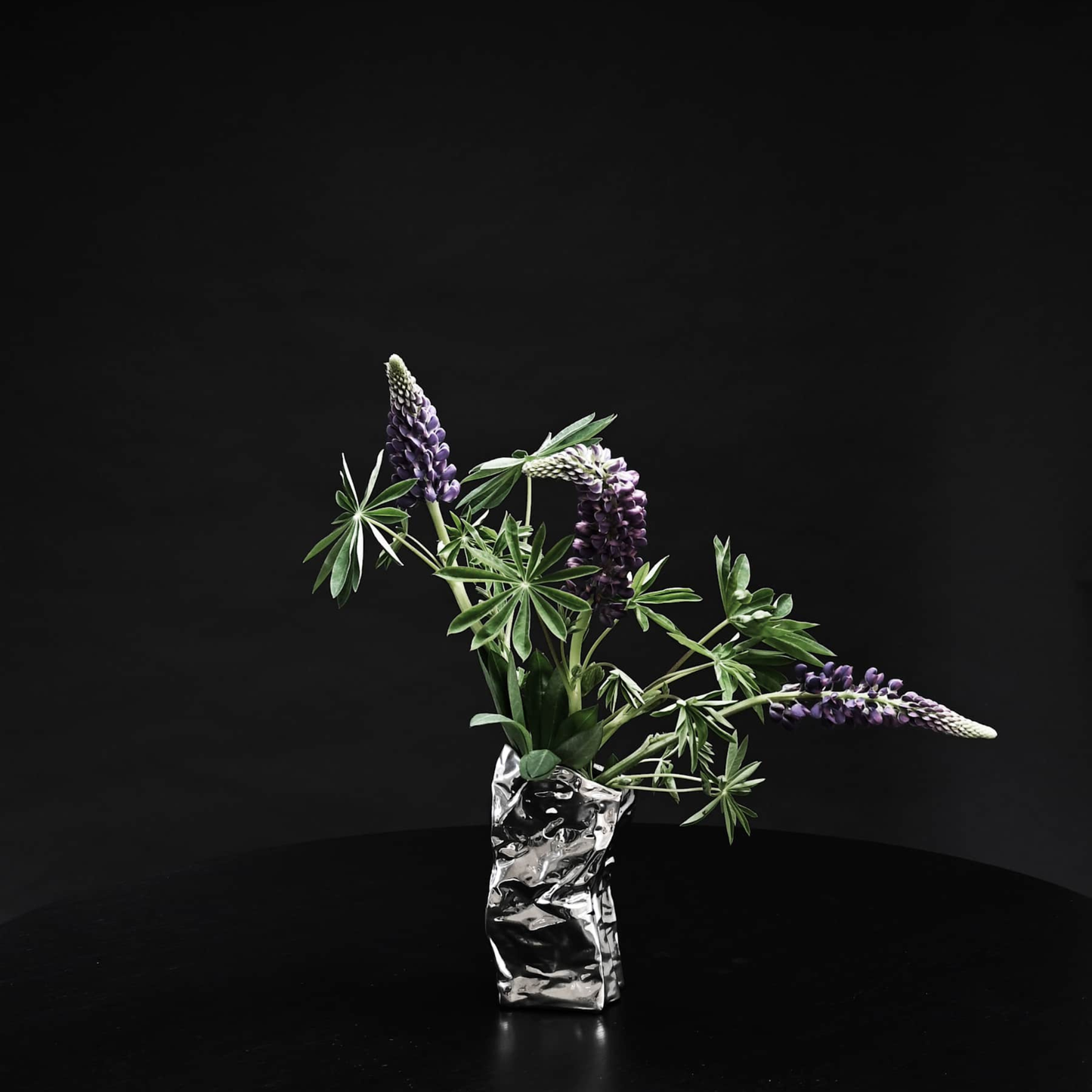 Kami Vase, Mini - Chrome