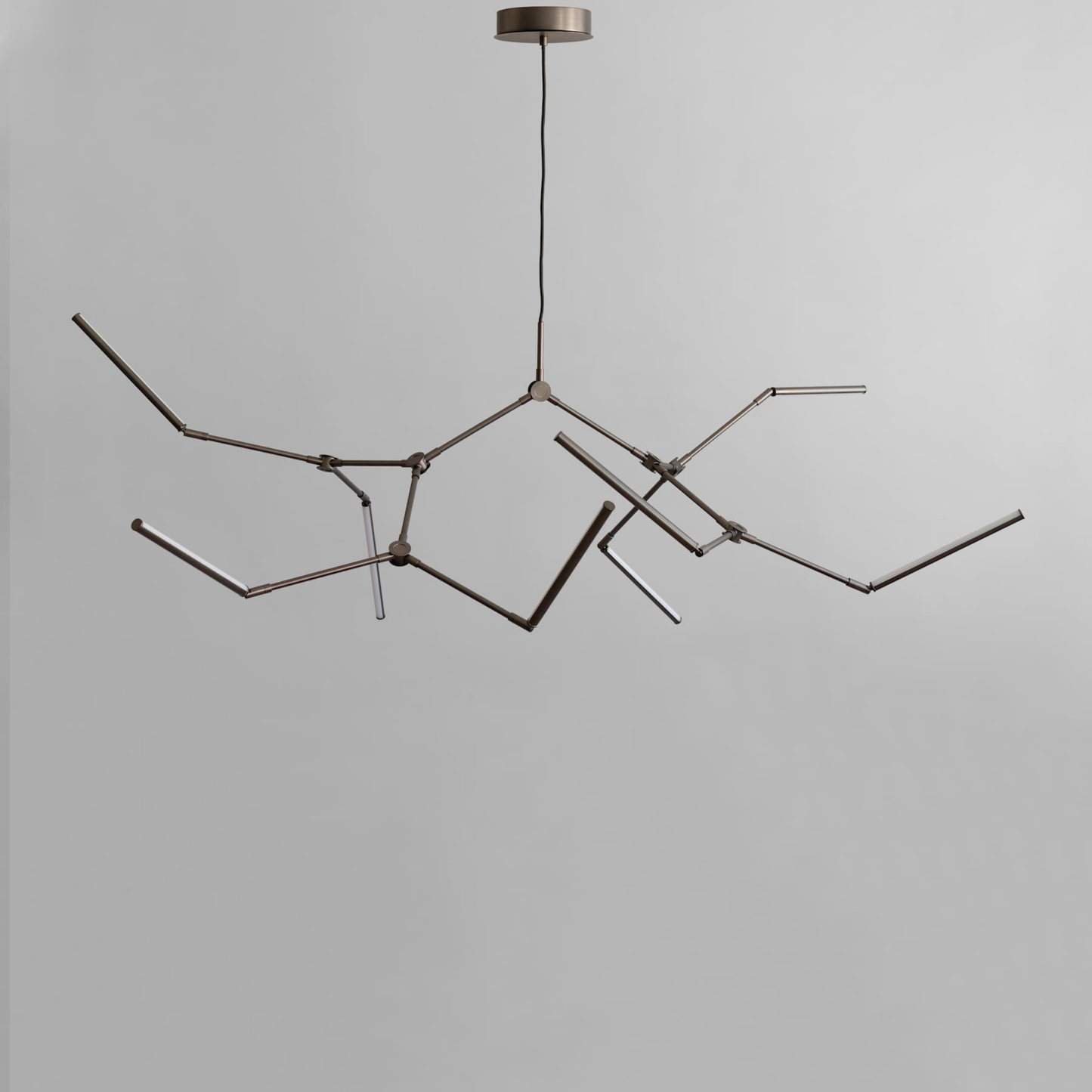 Stick Chandelier - Bronze