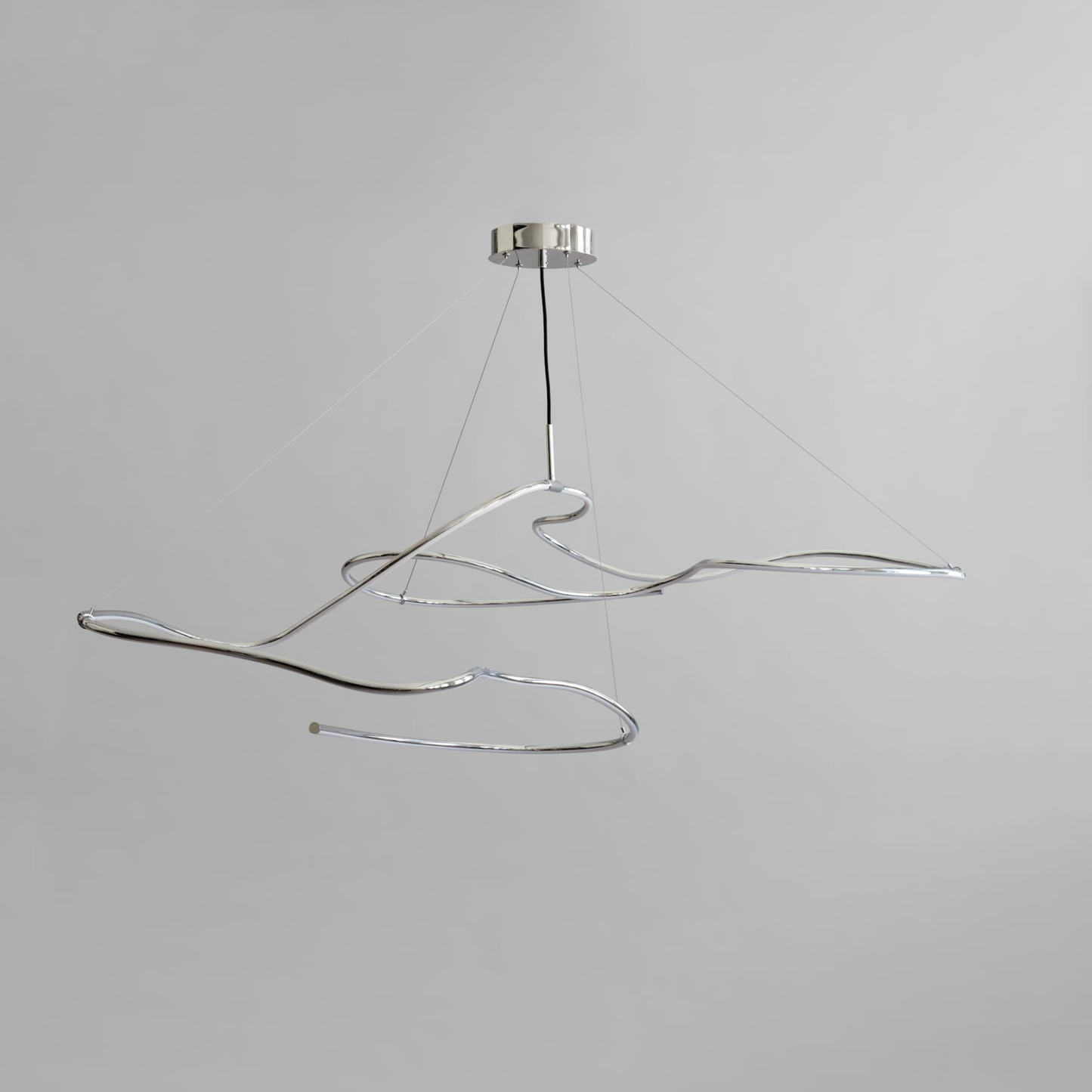 Ghost Chandelier, Big - Chrome