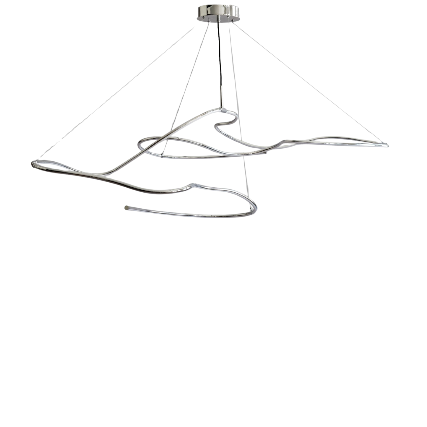Ghost Chandelier, Big - Chrome