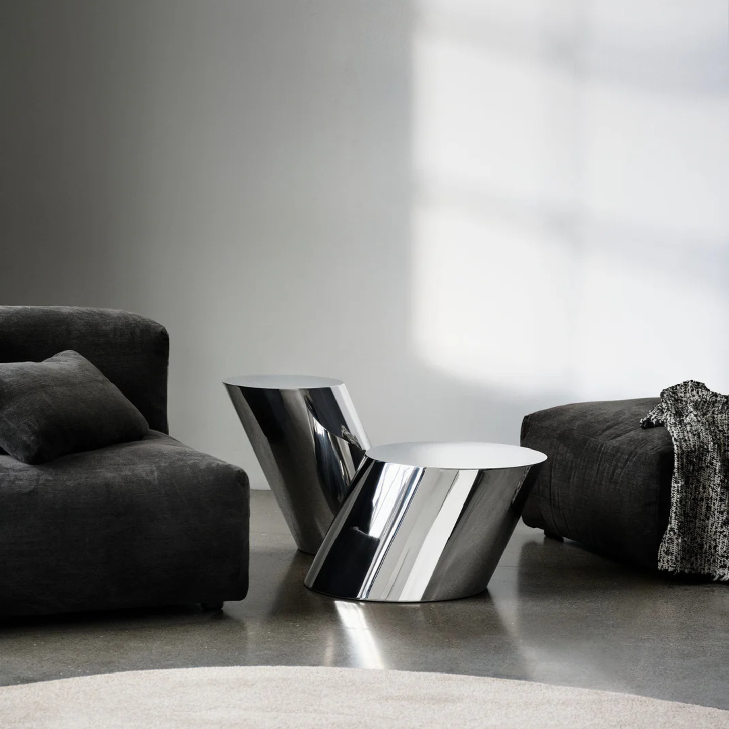 Tilt Side Table, Steel
