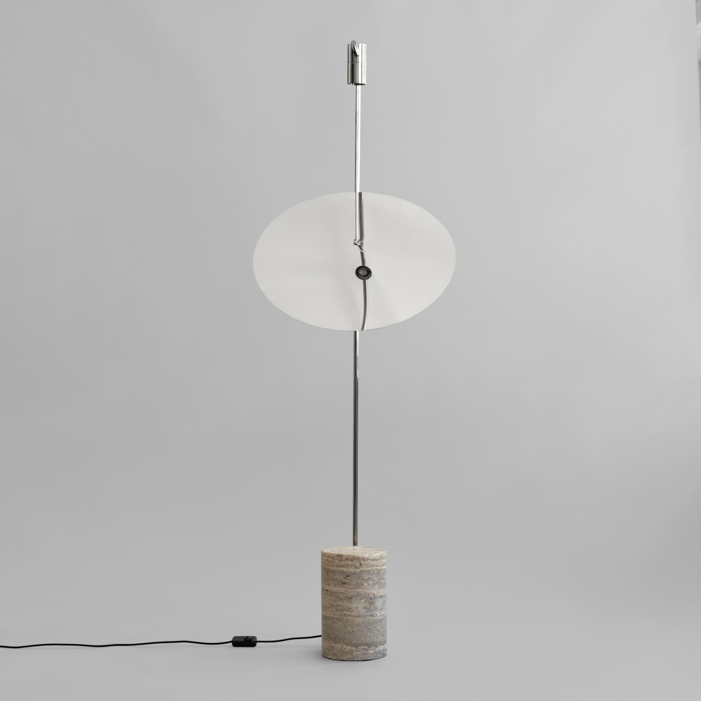 The Moon Floor Lamp - Chrome
