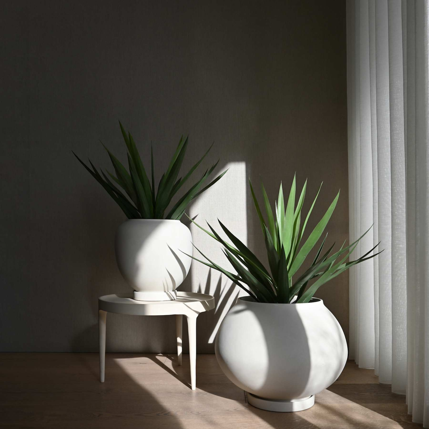 Sunao Plant Pot Fat, Big - Birch