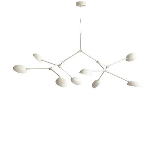 Drop Chandelier - White