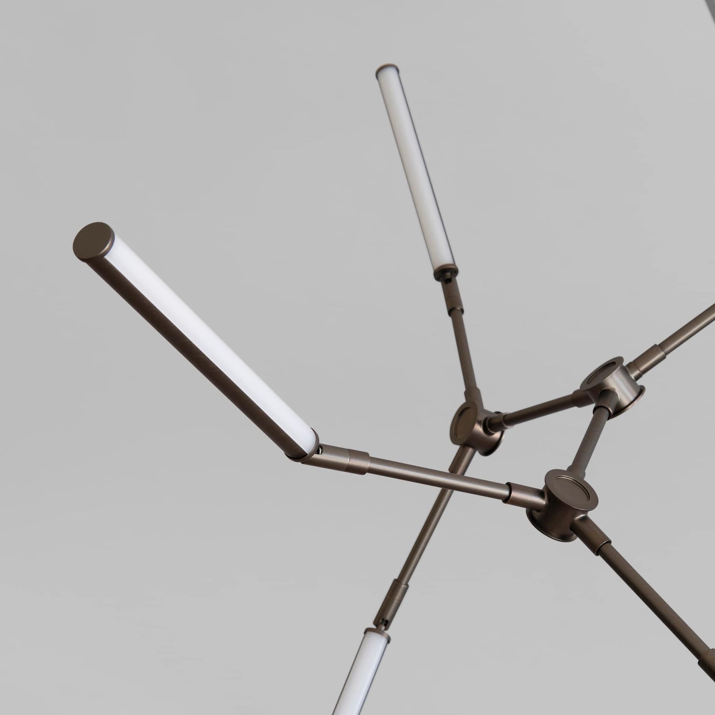 Stick Chandelier - Bronze